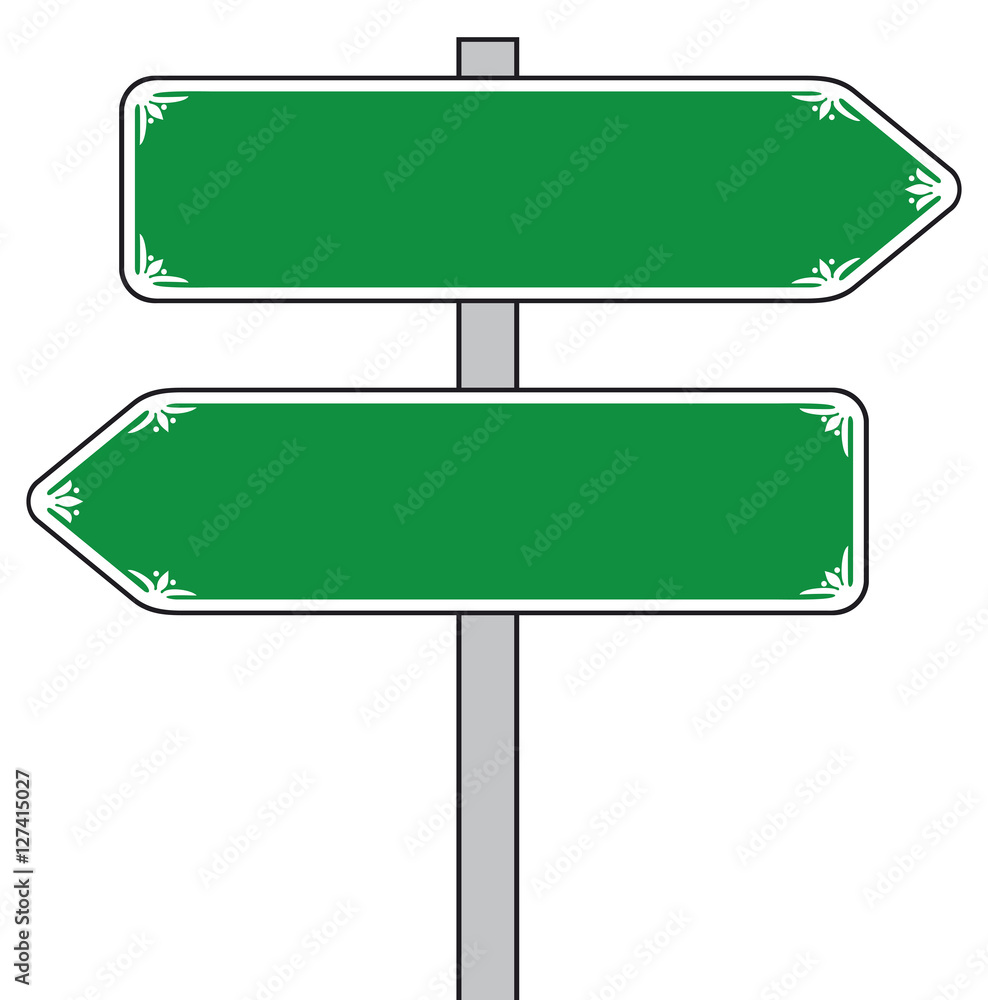 sign direction sign direction