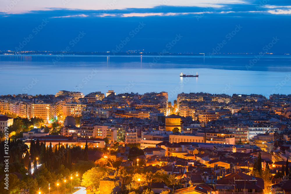 Cityscape of Thessaloniki, Greece