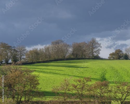 generic typical english countryside