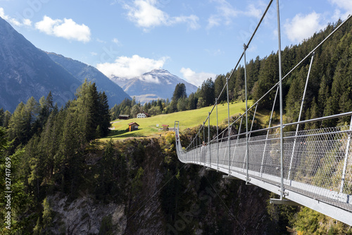 Hängebrücke von Holzgau