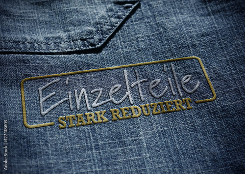 Einzelteile Reduziert - Jeans Typo