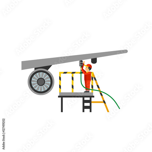 Aircraft maintenance icon