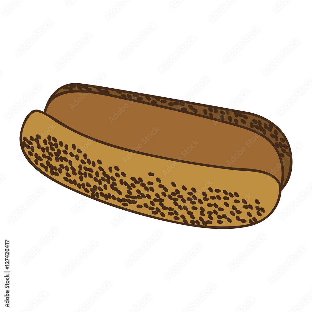 hot dog bread icon image vector illustration design hot dog bread icon image vector illustration design