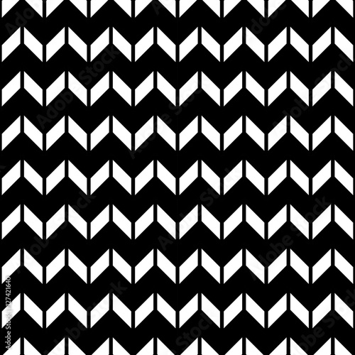 Fototapeta Naklejka Na Ścianę i Meble -  Abstract geometric black and white graphic design deco 3d folded pattern