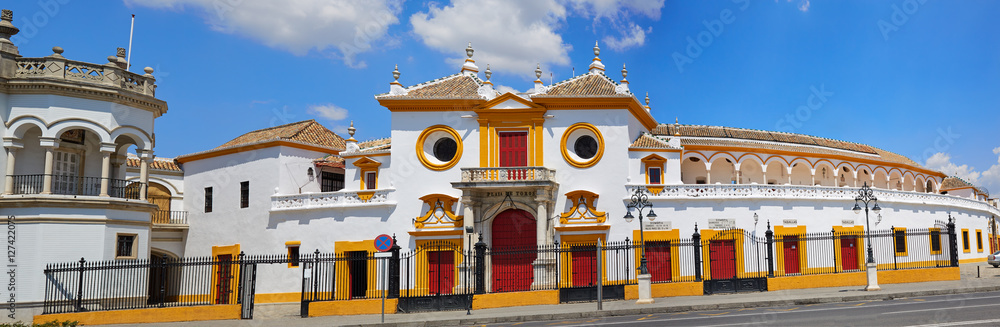 Obraz premium Seville Maestranza bullring plaza toros Sevilla