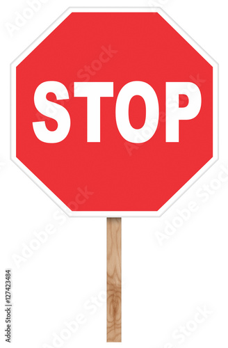 Warning traffic sign - Stop
