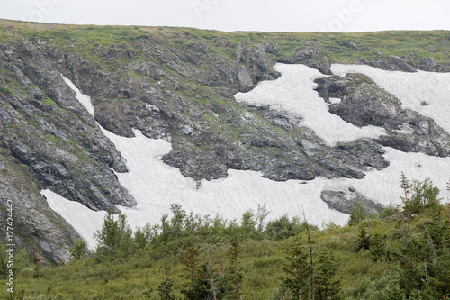 Russia. Khakassia. Sayan Mountains. Reserve Kuznetsky Alatau. Sneznik, feed lakes and rivers.