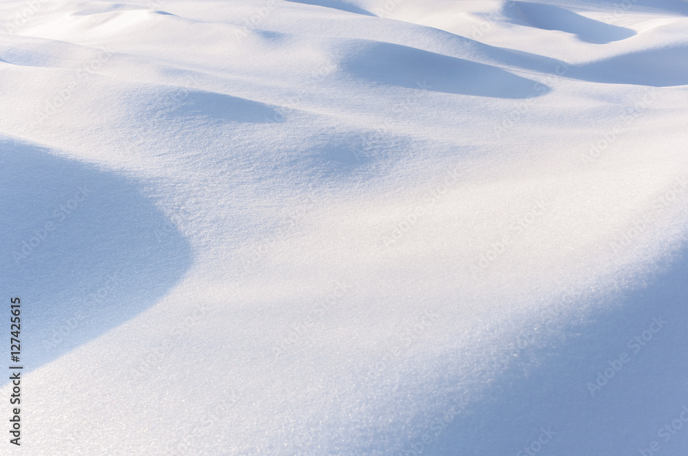 Winter background. Fresh sunlit snow. Winter background. Fresh sunlit snow.