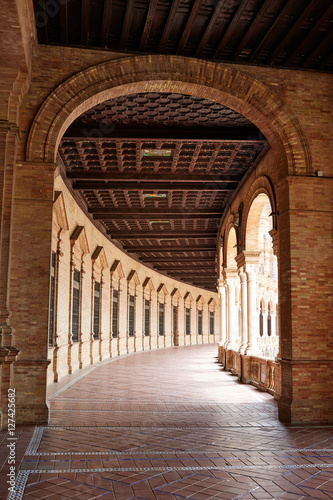 Seville Sevilla Plaza de Espana Andalusia Spain