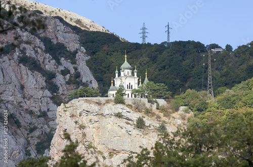 Форосская церковь Воскресения Господня на Красной Скале. Крым.