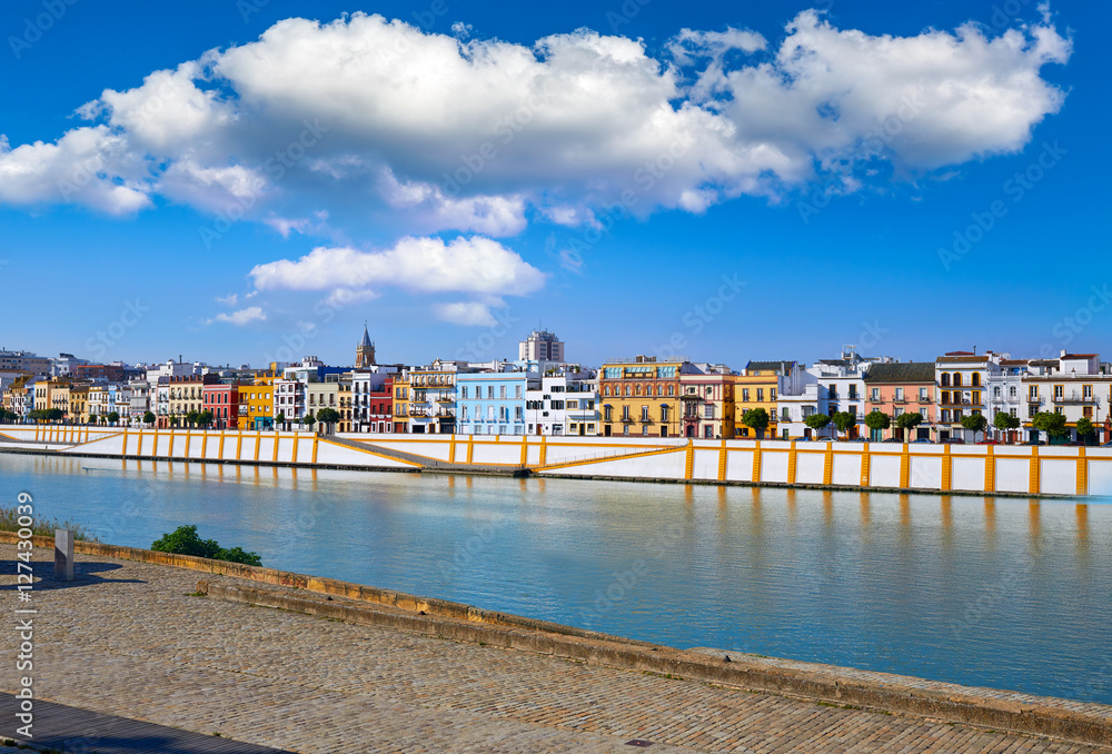Fototapeta premium Triana barrio of Seville Andalusia