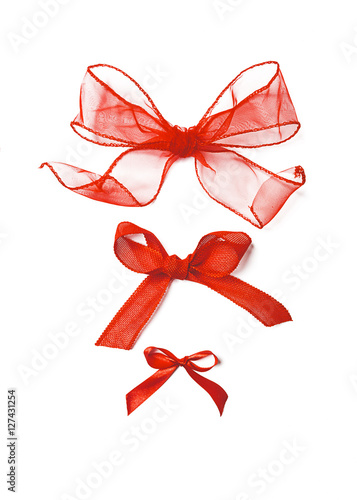 fiocco rosso decorazione festivo