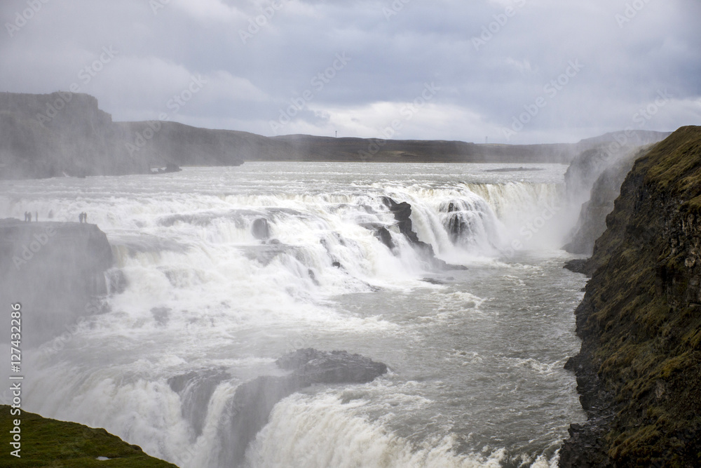 Beautiful big Gullfoss waterfall in Iceland 3 Beautiful big Gullfoss waterfall in Iceland 3