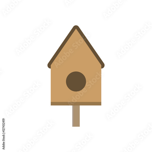 bird house brown colour