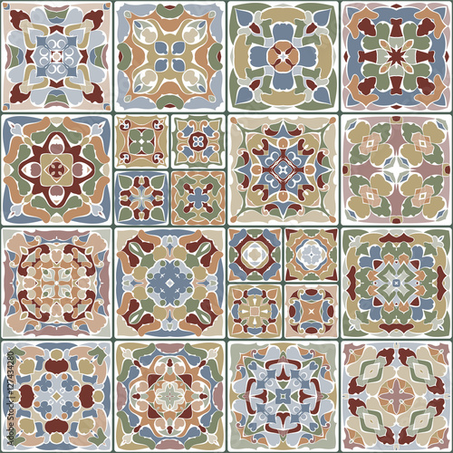 Collection of ceramic tiles