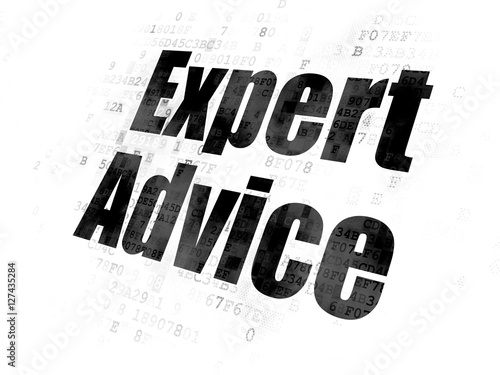 Law concept: Expert Advice on Digital background