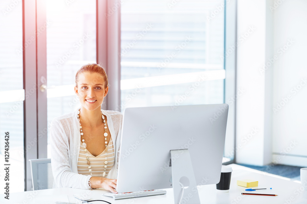 Elegant office worker Elegant office worker