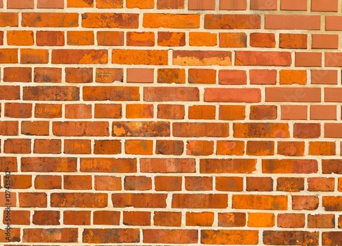 Red bricks wall background