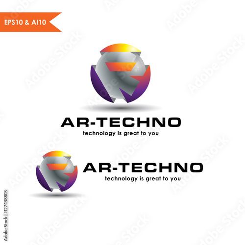Free Download 3D Sphere Logo Letter R - GFXLoad