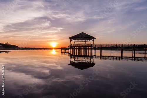 Sunset Bueng Si Fai Phichit.