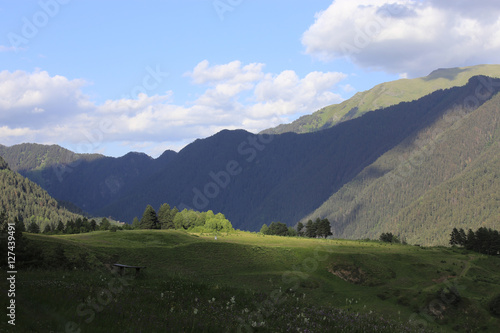 Mountain landscape panorama