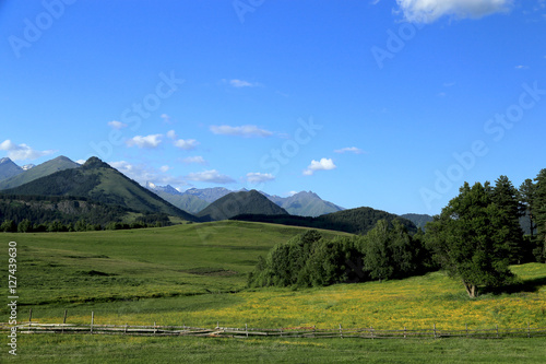 Mountain landscape panorama