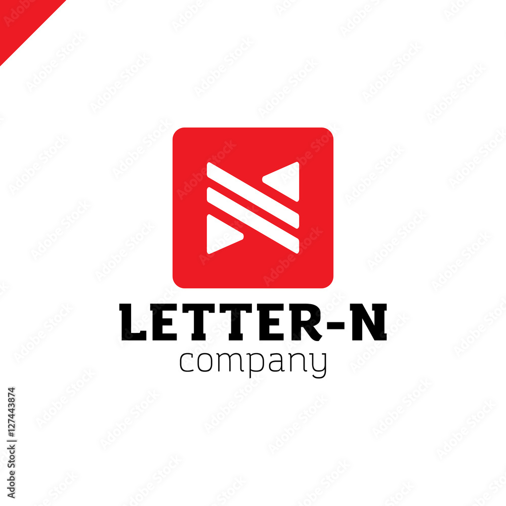 Letter N logo icon design template elements Letter N logo icon design template elements