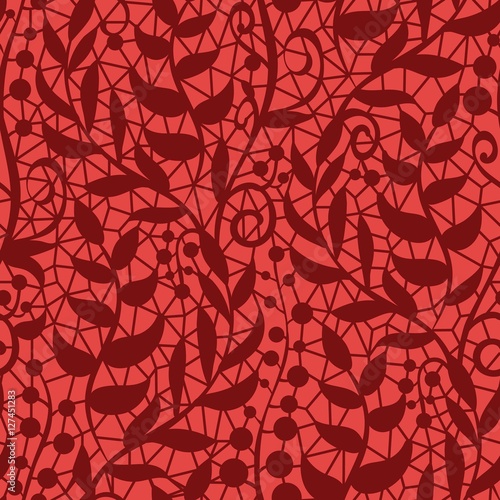 Vintage floral seamless pattern.