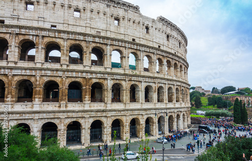 One of the most important landmarks in Rome - The Colosseum - Colisseo di Roma