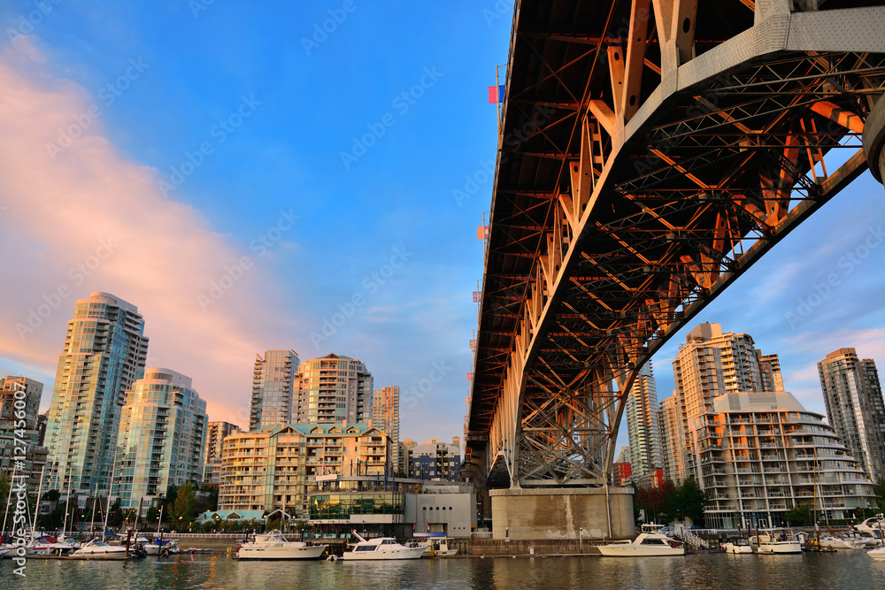 Fototapeta premium Vancouver False Creek