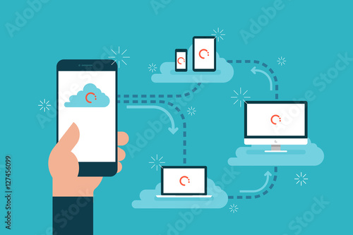 Cloud computing.