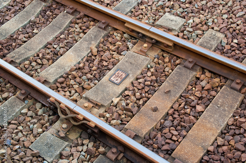 Naklejka premium Railway of Nishi station (cat station) in Wakayama Kansai Japan