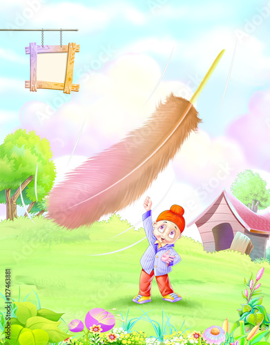 Boy with Feather