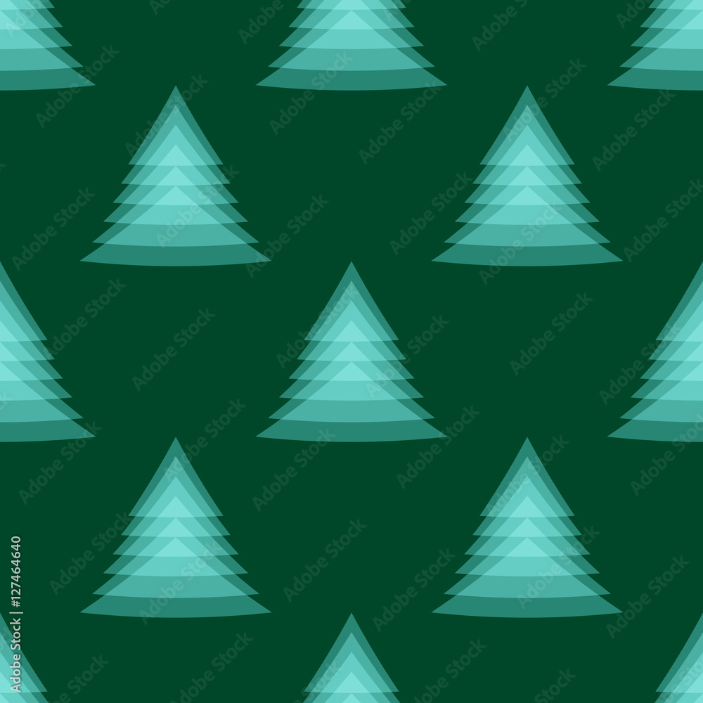 Christmas tree on a green background. Merry Christmas and Happy New Year. abstract bells. seamless pattern. Christmas tree on a green background. Merry Christmas and Happy New Year. abstract bells. seamless pattern.