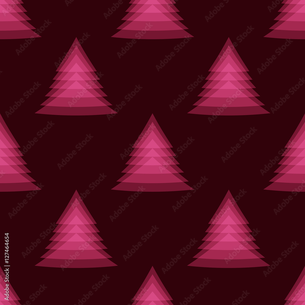 Christmas tree on a red background. Merry Christmas and Happy New Year. abstract bells. seamless pattern. Christmas tree on a red background. Merry Christmas and Happy New Year. abstract bells. seamless pattern.