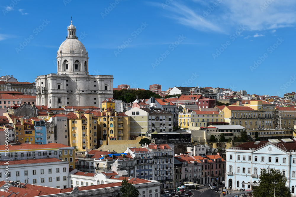 Lisbon cityscape.
Alfama district, Lisbon, Portugal.