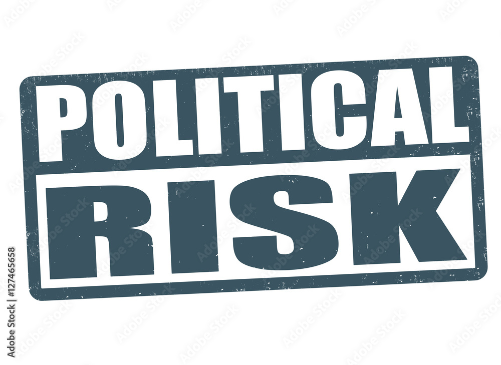 Political risk sign or stamp