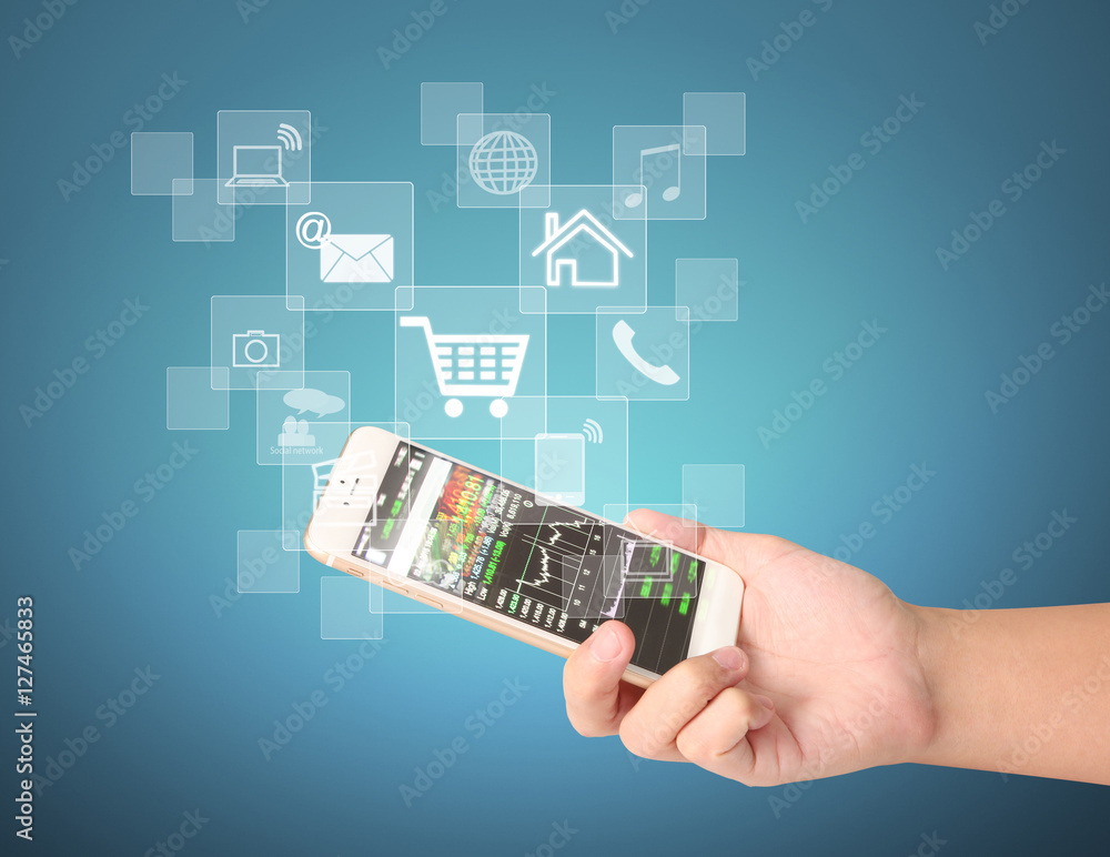 smartphone in hand smartphone in hand
