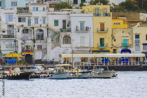 scenic of capri island pier sorrento town mediterranean sea sout