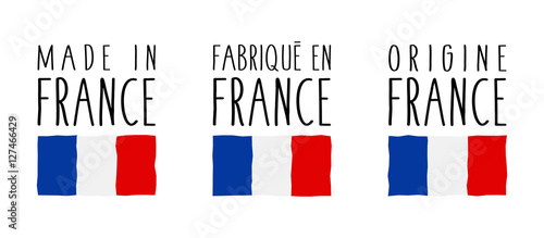 Made in France / Origine France / Fabriqué en France