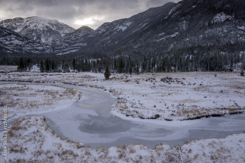 Fototapeta premium Frozen East Inlet