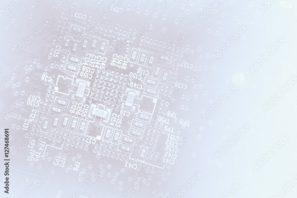technology concept background silhouette of a computer motherboard with light blue colors, faded into white. suitable as a background for business presentation technology concept background silhouette of a computer motherboard with light blue colors, faded into white. suitable as a background for business presentation