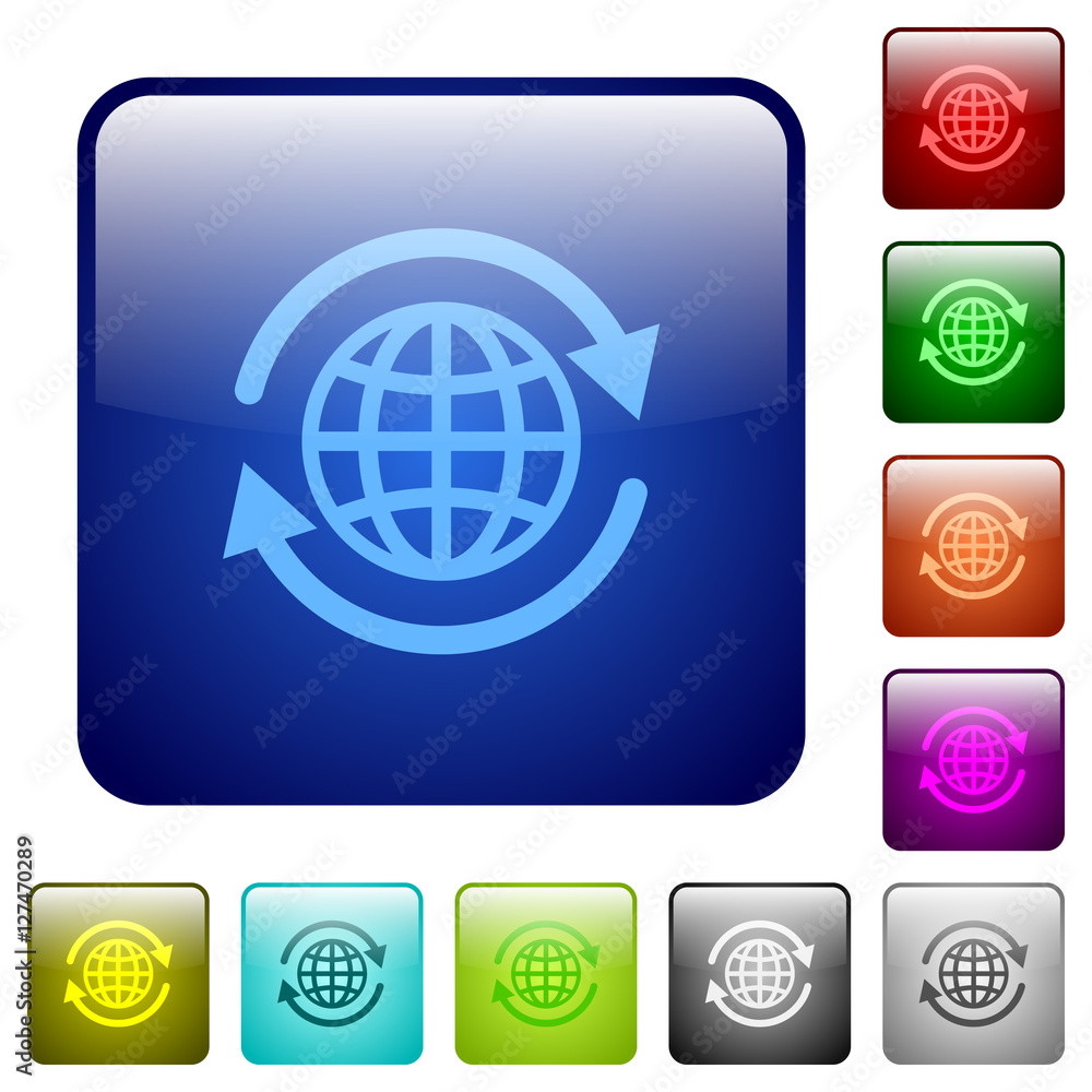 International color square buttons International color square buttons
