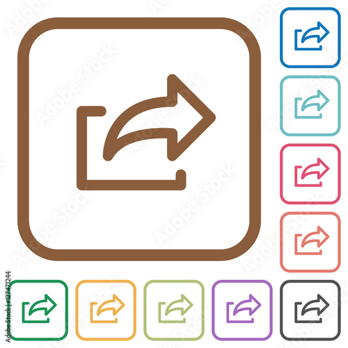 Export simple icons