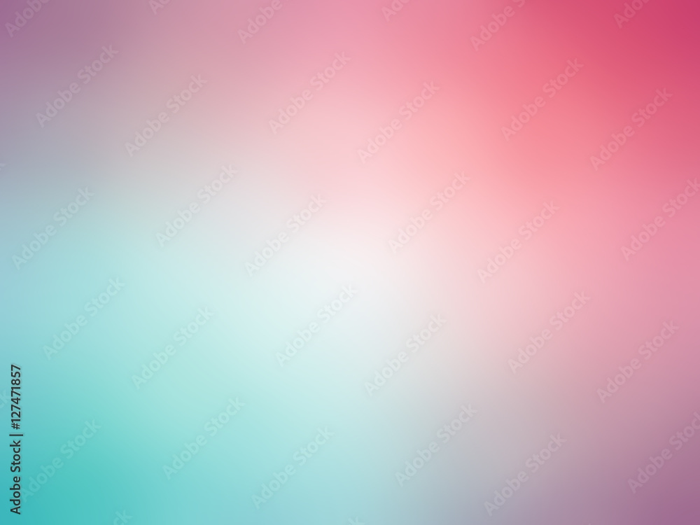 Abstract gradient purple blue green colored blurred background - obrazy, fototapety, plakaty 