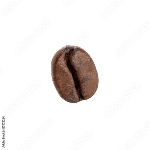 Roasted coffee beans isolated