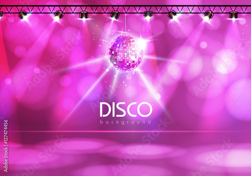 Disco ball background