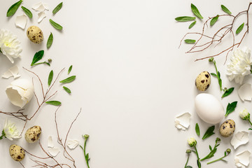 Easter floral background