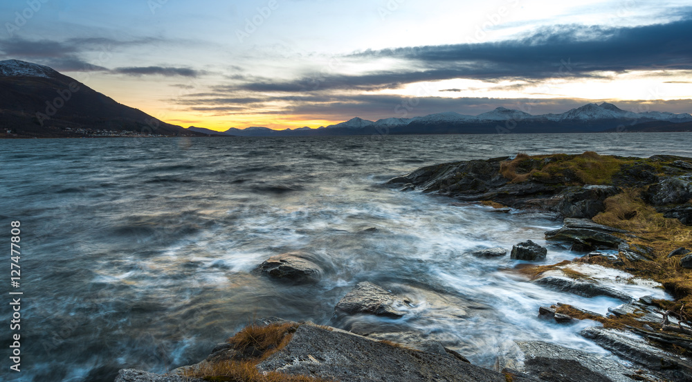  Coast of the Norwegian Sea.Tromso