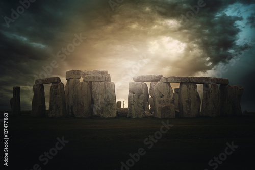 Schilderij op canvas Dramatic Stonehenge